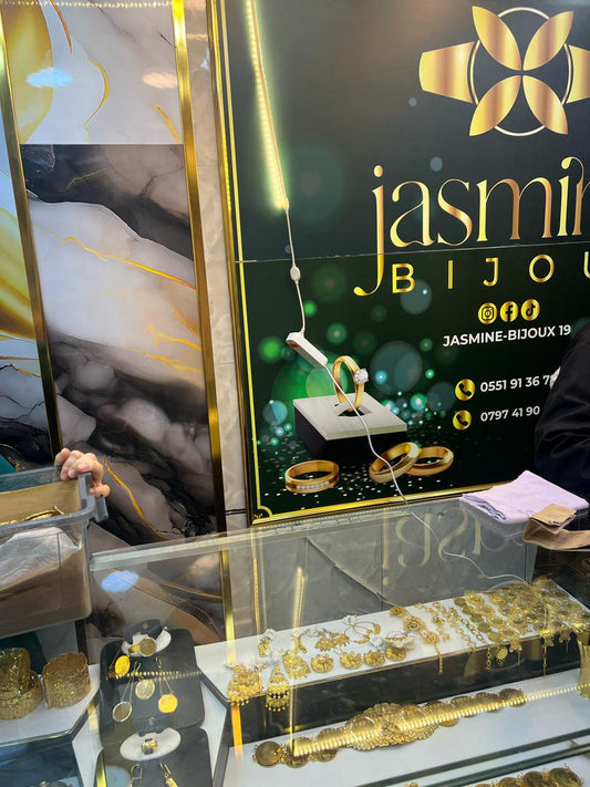 سانتورة دبنون فضة مشلة بالذهب